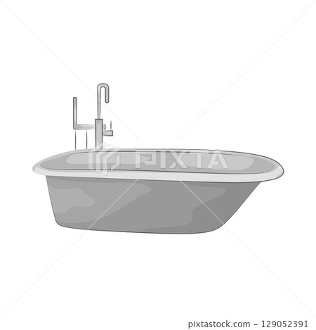 Illustration of Bathtub Illustration of Bathtub 129052391