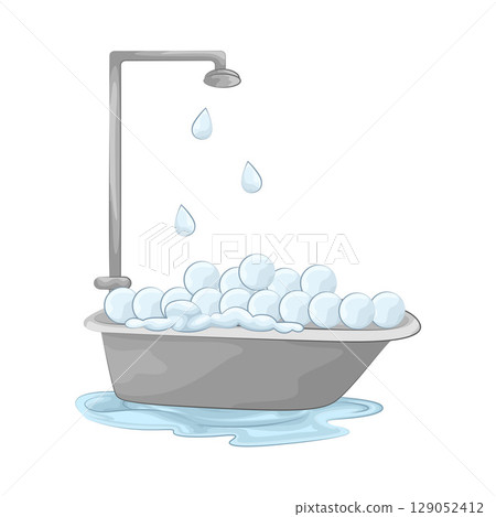 Illustration of Bathtub  129052412