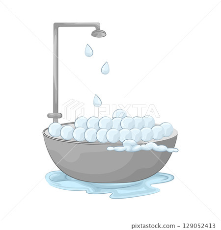 Illustration of Bathtub  129052413