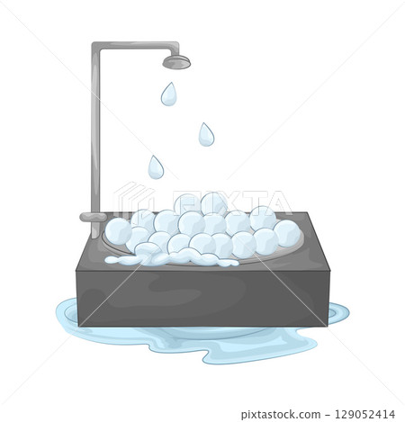 Illustration of Bathtub  129052414