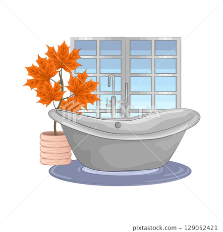 Illustration of Bathtub  129052421