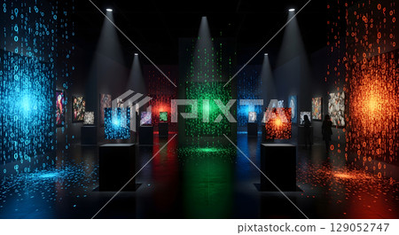 Fantastic digital world 129052747