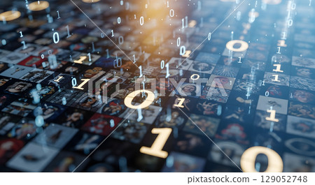 Fantastic digital world 129052748