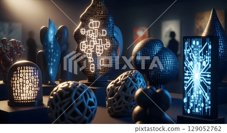Fantastic digital world 129052762