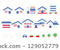簡單的房子圖標集 129052779