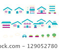 簡單的房子圖標集 129052780