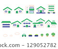 簡單的房子圖標集 129052782