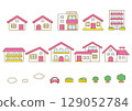 簡單的房子圖標集 129052784