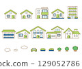 簡單的房子圖標集 129052786