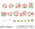 簡單的房子圖標集 129052791