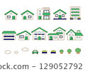 簡單的房子圖標集 129052792