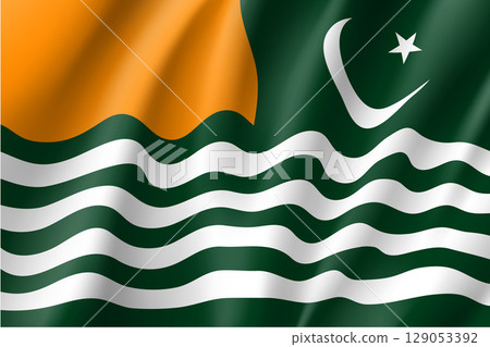 Flag Azad Jammu and Kashmir 129053392