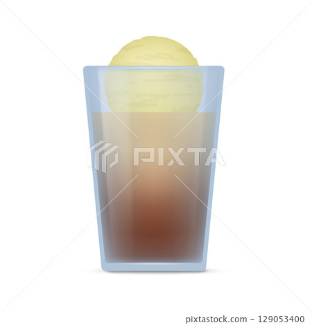 Frappe coffee drink glass 129053400