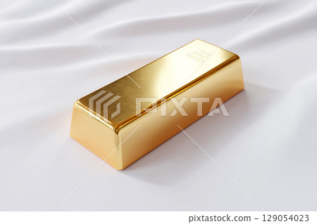 白布上格外醒目的金條 | 象徵純潔與價值的精緻之作 129054023