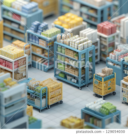 積木式倉庫架 | 有序物流空間的微縮呈現 129054030