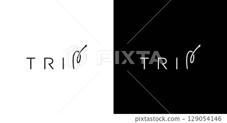 Unique and modern Trip logo design 129054146