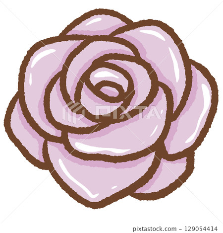 Elegant purple rose flower illustration romantic botanical clipart perfect for gothic floral design dreamy garden aesthetic wedding decor dark vintage bouquet element and fantasy nature theme Elegant purple rose flower illustration romantic botanical clipart perfect for gothic floral design dreamy garden aesthetic wedding decor dark vintage bouquet element and fantasy nature theme 129054414