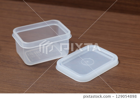 container, plastic product, container, plastic container, transparent, storage, tapper, storage container, plastic 129054898