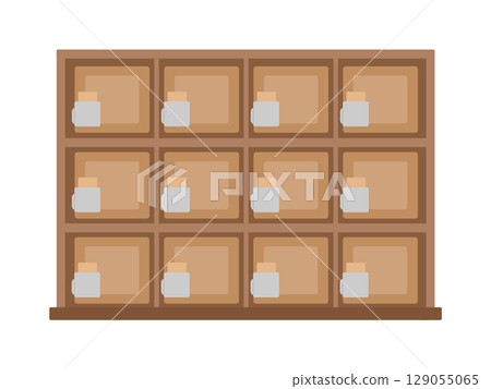 Public bath, hot spring, wooden, pine and bamboo lock, shoe cabinet, locker, key, illustration Public bath, hot spring, wooden, pine and bamboo lock, shoe cabinet, locker, key, illustration 129055065