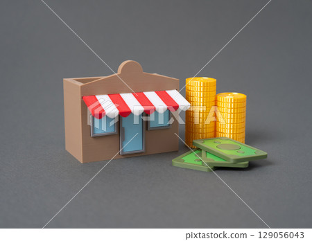 The store brings in profit and fills the budget with taxes. Local economy benefits. Revenue returns. Tax contribution. Retail performance The store brings in profit and fills the budget with taxes. Local economy benefits. Revenue returns. Tax contribution. Retail performance 129056043
