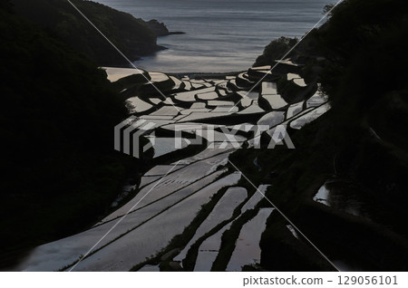 玄界灘的壯麗景色：浜野浦梯田 129056101