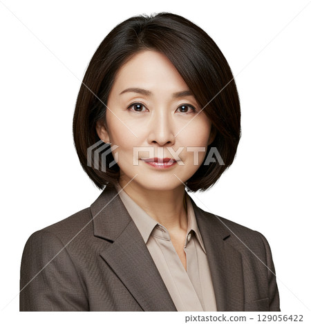 穿著西裝的女商人 129056422