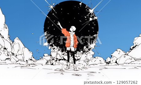 頓悟時刻：領悟人類知識無法克服的自然法則的瞬間（單純的色彩） 129057262