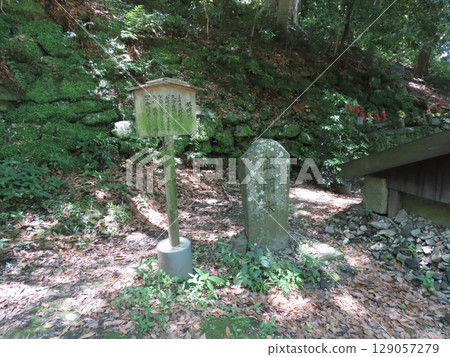 Historic Wakayama Castle, the symbol of Wakayama Prefecture, standing on Mount Torafusu, the castle of the Kishu Tokugawa family, and the Ginmeisui well 129057279