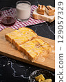 Toast, food, pancake 129057329