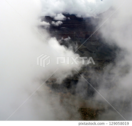 Cloudy Day At The Grand Canyon Arizona Cloudy Day At The Grand Canyon Arizona 129058019