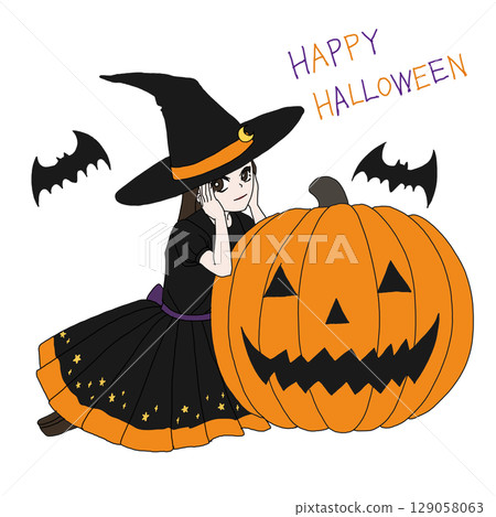 南瓜和女孩 129058063