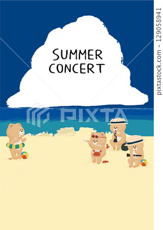 夏日音樂會海報 129058941