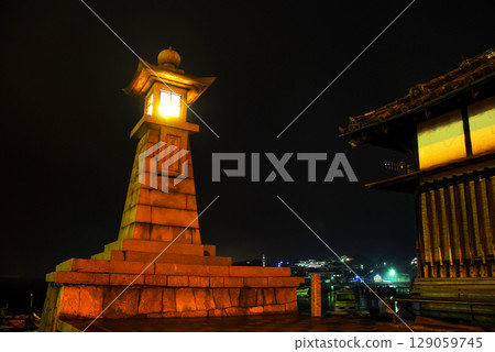 福山市鞆之浦夜燈(廣島縣) 福山市鞆之浦夜燈(廣島縣) 129059745