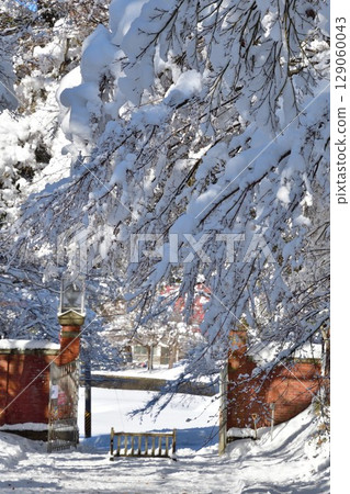 天鏡閣雪景（福島縣） 129060043
