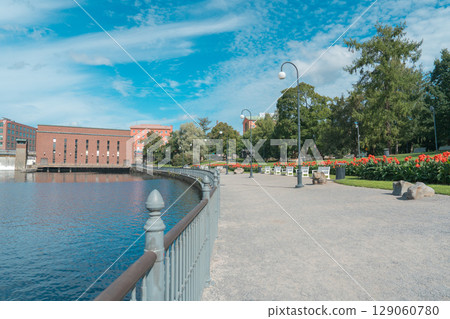 [Tampere, Finland] Koskipuisto Park near the University of Tampere 129060780