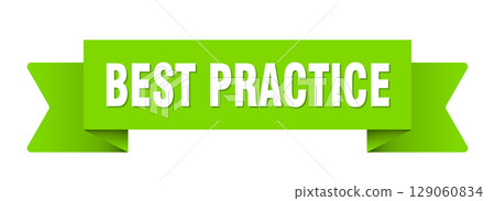 best practice ribbon isolated on transparent background. best practice ribbon 129060834