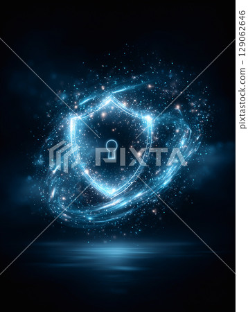 數位防盜鎖背景圖 129062646