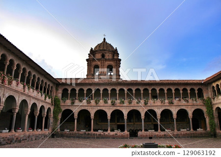 Courtyard of the Cathedral of Cusco, Peru 129063192
