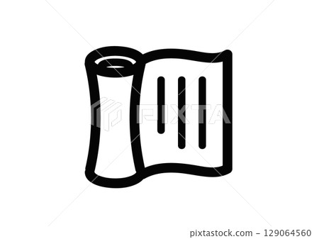 Scroll icon "Ancient documents, history, books, history" #050505 129064560