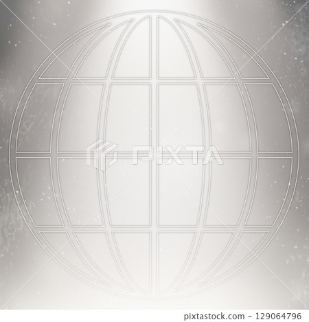 方形背景，手繪素材，具有全球氛圍的時尚地球符號，抽象的背景插圖 129064796