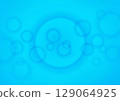 醫學和生物研究中顯微鏡下的細胞世界_藍色 129064925