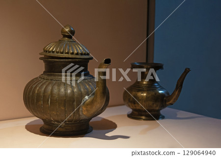 Antique Indian Brass Vessels 129064940