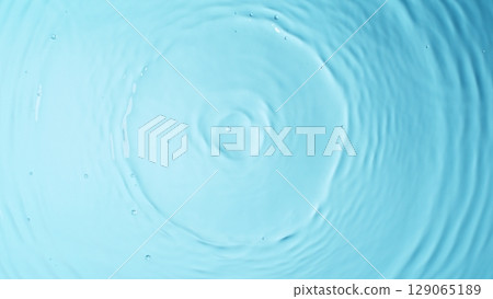 Blue Water drop falling, macro splash. Natural background. Blue Water drop falling, macro splash. Natural background. 129065189