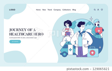 Journey of a Healthcare Hero highlights medical professionals working together to provide care. It showcases their dedication and impact on communities through various health initiatives. Vector Journey of a Healthcare Hero highlights medical professionals working together to provide care. It showcases their dedication and impact on communities through various health initiatives. Vector 129065821