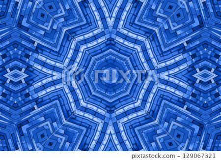 Background with blue abstract pattern 129067321
