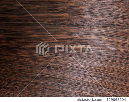 straight brown hair 129068204