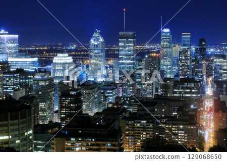 Montreal night view, Canada 129068650