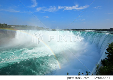 Niagara Falls in Canada, one of the three largest waterfalls in the world 129068654