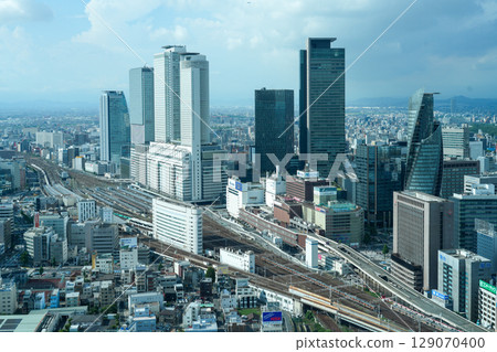 名古屋站及其周邊地區因迎接線性中央新幹線的開通而變得熱鬧非凡（2025年7月從名古屋王子大酒店拍攝） 129070400