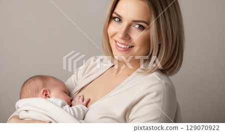 baby, infant, mother 129070922